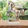 Elegant 2D Acrylic Horse Statue, NOT 3D!!!! - Classic Flat Design, No Potricate Detailing, Horse Lover Gifts