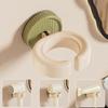 Hair Dryer Storage Rack Suction Cup Installation No Drilling C-Shaped Opening Strong Load Bearing Hair Dryer Stand Bathroom Organizer