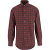 Polo Plaid Cotton Long Sleeve Shirt Men Shirts 710P01445-001