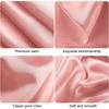 Smooth Round Satin Tablecloth Imitation Silk Table Decoration Luxurious Table Cover  Wedding