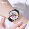 Disney Jungen Mode Cartoon Uhr Niedliche Kinder Mickey Maus Uhren Kinder Jungen Mädchen PU Leder Quarz Armbanduhr Uhr Geschenk