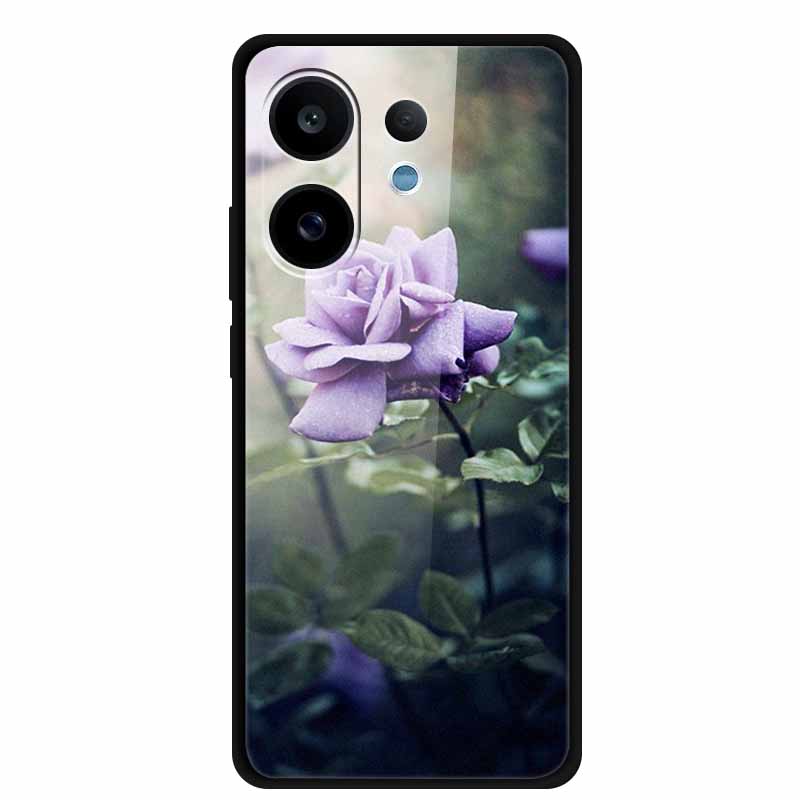For Vivo V60 5G Glass Case Fashion Cool Animal Tempered Glass Back Cover Case For Vivo V 60 2025 Phone Cases 6.77" Fundas Coques