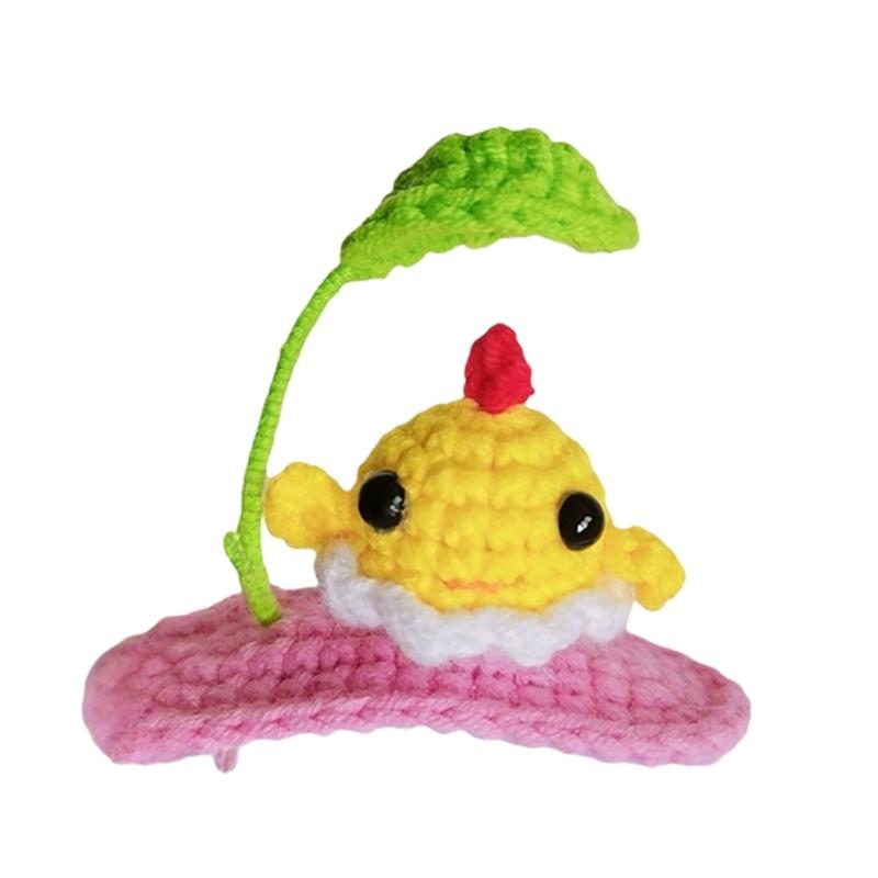 Художественный 3D ручной вязки детский аксессуар для волос Мягкая вязаная заколка для волос Легкий Яркий цвет Головной убор для младенцев