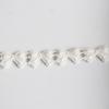 2Yard/Lot Bowknot Embroidered Water Soluble Lace Ribbon DIY Apparel Sewing Fabric Black White Handmade Crafts 1cm Wide
