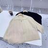 Lapel Twist Zipper Soft Waxy Sweater Jacket Women's Autumn and Winter Retro Thickened Loose Lazy Wind Knitted Cardigan