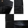 Used 10097 Long Flap Wallet A01434 7940 COCO Mark CC Mark 4th Series Vintage Deca Coco Caviar Skin Black Unisex from