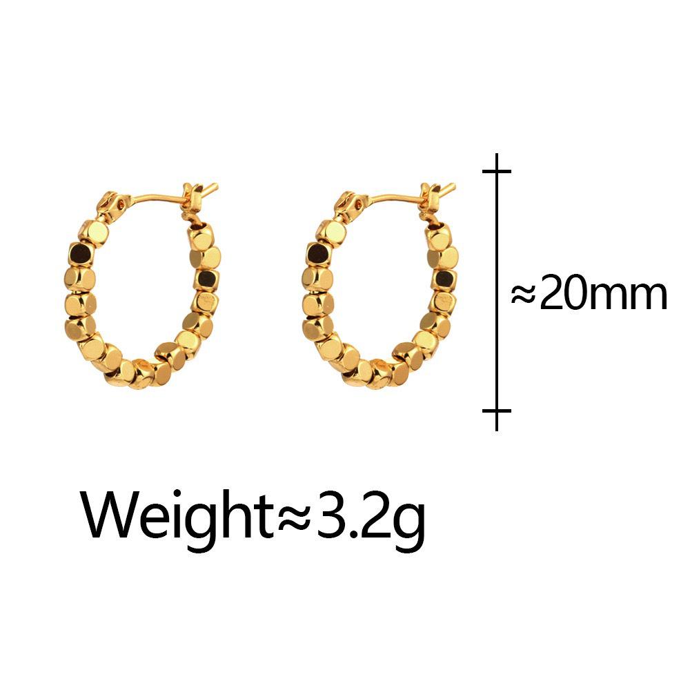 European & American Style High-End Women's Large Hoop Earrings: Trendy & Versatile Fashion Design