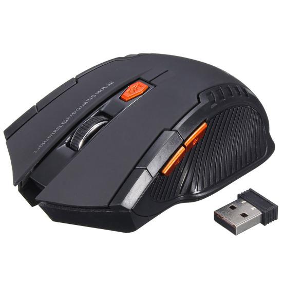 2.4G Wireless 6 Auto Sleep Optical Keys 1600DPI Gaming Mouse Mice for PC