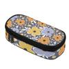 School Pencil Case 300D Polyester Lightweight Smooth Zipper with Main Compartment Mesh Pocket and Pen Slots for Daily School Use