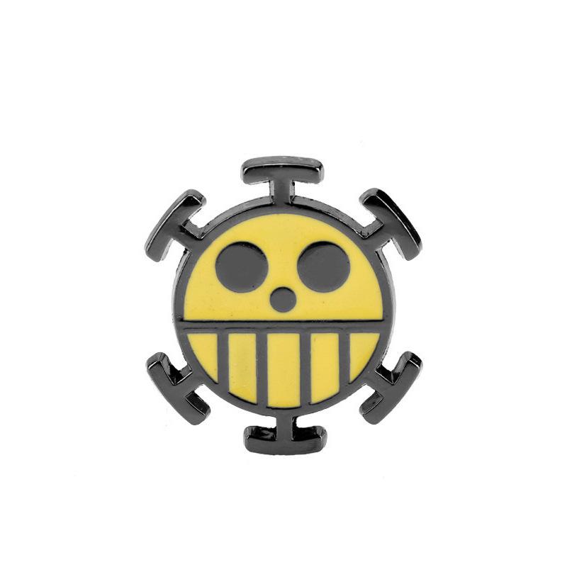 

One Piece Луффі та Зоро Пірати Солом яного Капелюха Металева Брошка-Пін