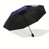 Elsa,Frozen Themed Automatic Opening and Closing Folding Umbrella, Reinforced 8 Ribs, Compact Travel Design, Fashionable Folding Umbrella, V