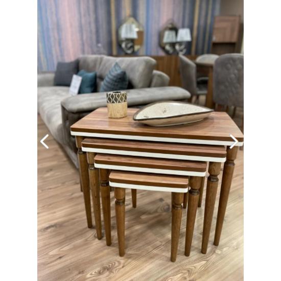 4 Lux Nesting Nesting Table Walnut LUX