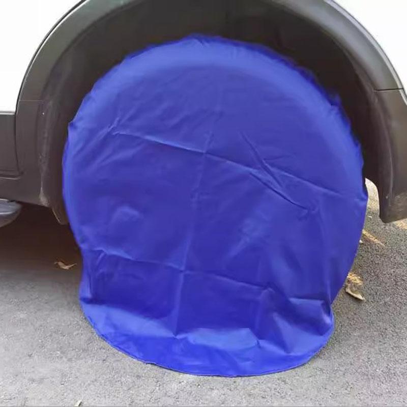 CHIZIYO 4ks/Sada Kryt rezervního kola auta Pouzdro na pneumatiku Auto Sluneční clona Prachotěsný Chránič krytu rezervní pneumatiky auta Příslušenství pneumatik