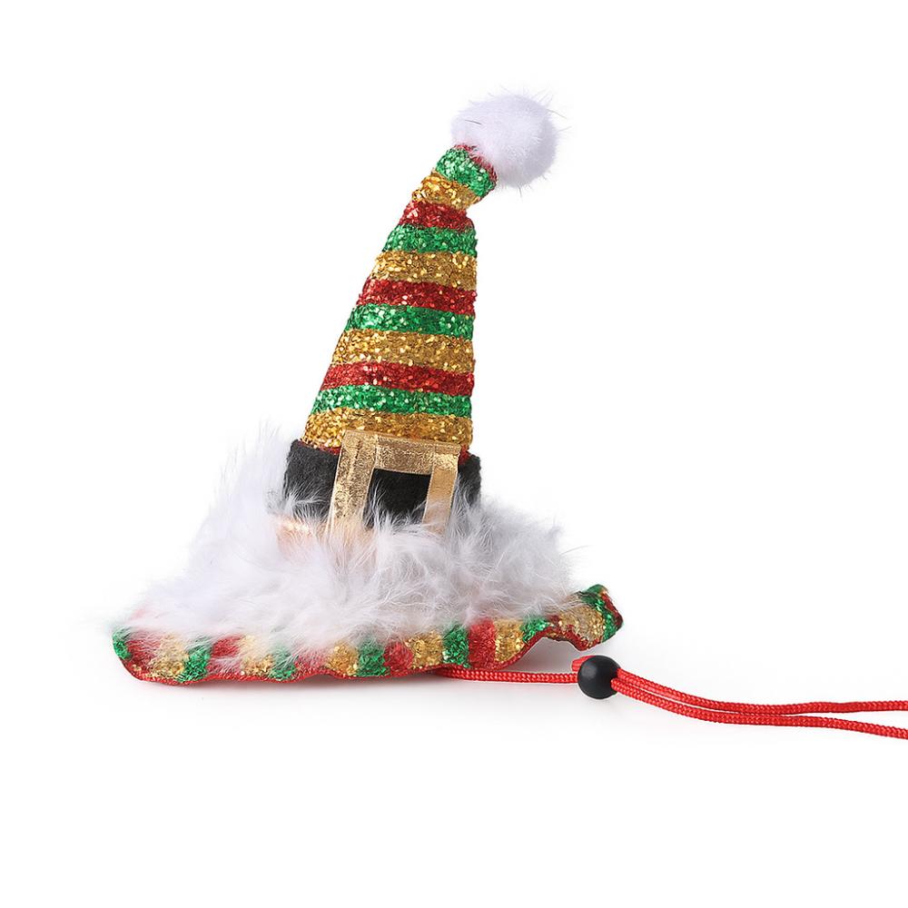Cute Pet Christmas Hat Adjustable Pet Party Hat Delicate Festive Pet Hat  Holiday Photos