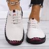 Fashion 2025 Spring Summer New Soft-soled Roman Breathable Retro Openwork Sewing Sponge Cake Bottom Plus Size WOMEN'S Shoes