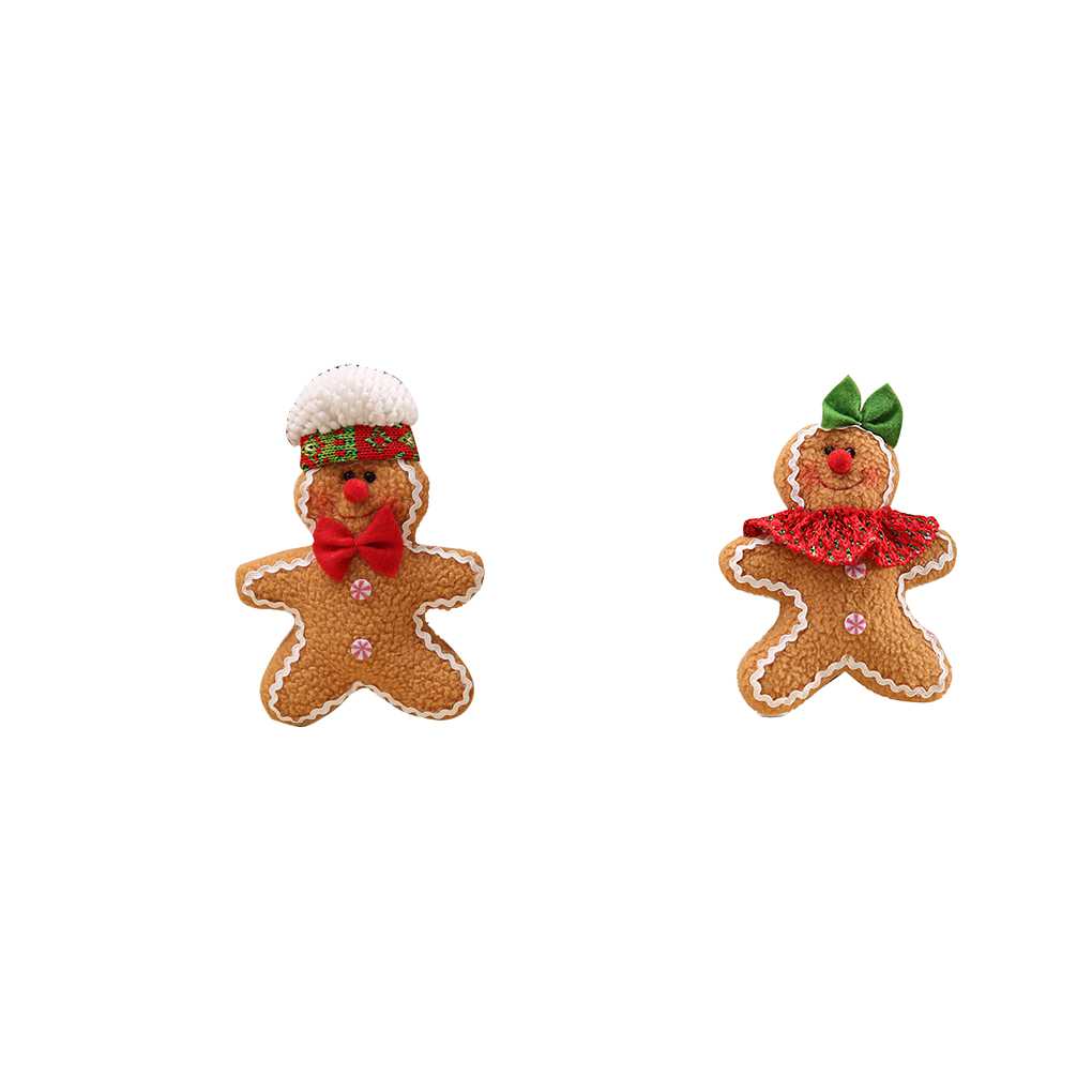 Gingerbread Man Merry Christmas Sock Tree Hanging Xmas Hanging Ornament Decor