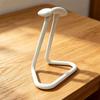 3D Printed Headphone Stand, Simple Headset Holder with Triangular Stable Base, Universal Headphone Rack for Gaming Desktopsand Study Desks