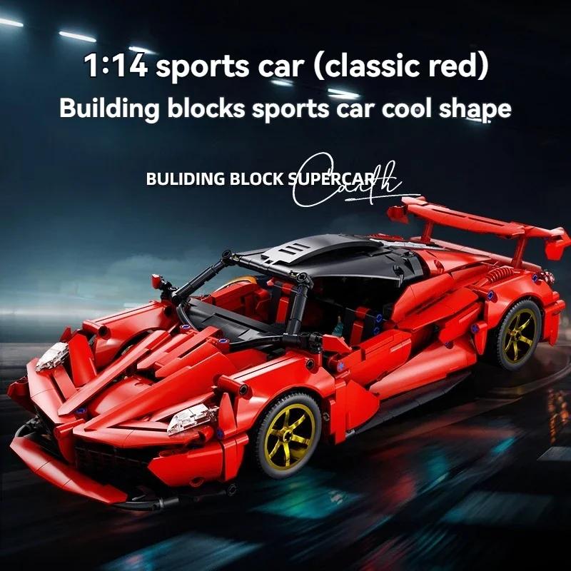 Brandneu Hochwertig Technisch Hochwertig Rot Hochwertig Supersportwagen Hochwertig Gebäude Hochwertig Bausteine Hochwertig , Hochwertig