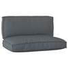 Pallet Cushion Set 2 Pcs Anthracite Oxford Fabric