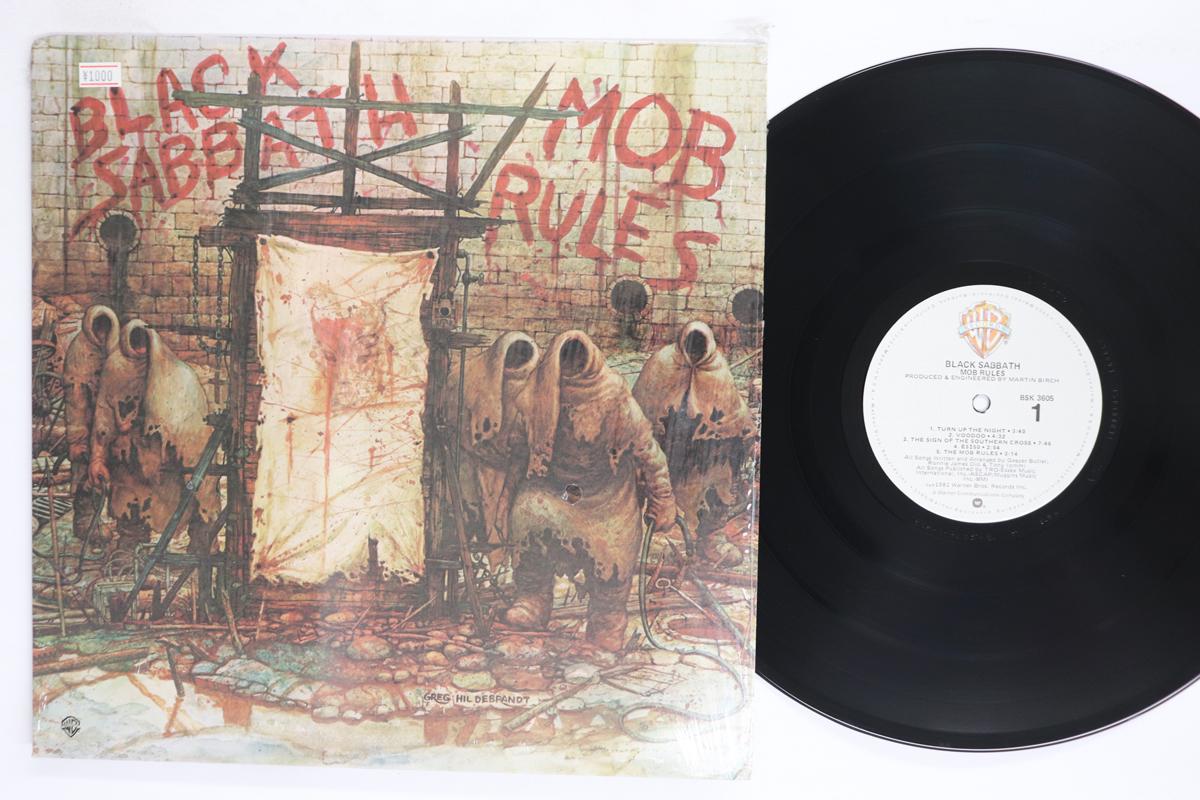 Виниловая пластинка BLACK SABBATH  Mob Rules BSK3605 WARNER BROS 1981 США Металл Б/у
