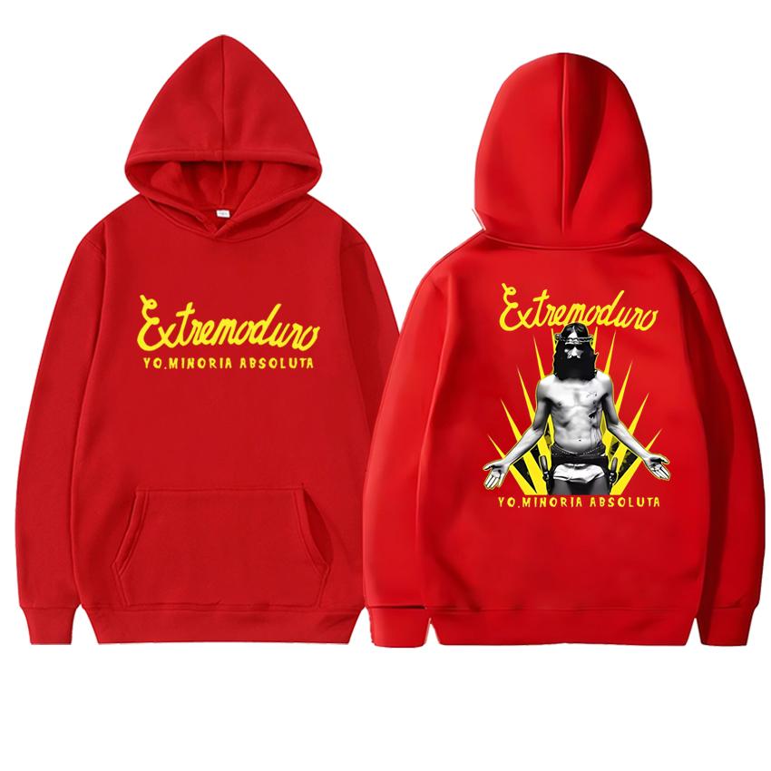 New In Rock Band EXTREMODURO Tour 2025 Graphics Hoodie Men Women Vintage Hip Hop Streetwear Unisex Fleece Long Sleeve Sweatshirt