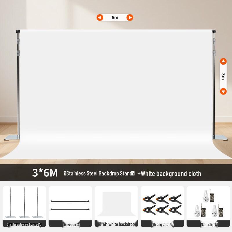 OLOEY Stainless Steel Telescopic Background Stand