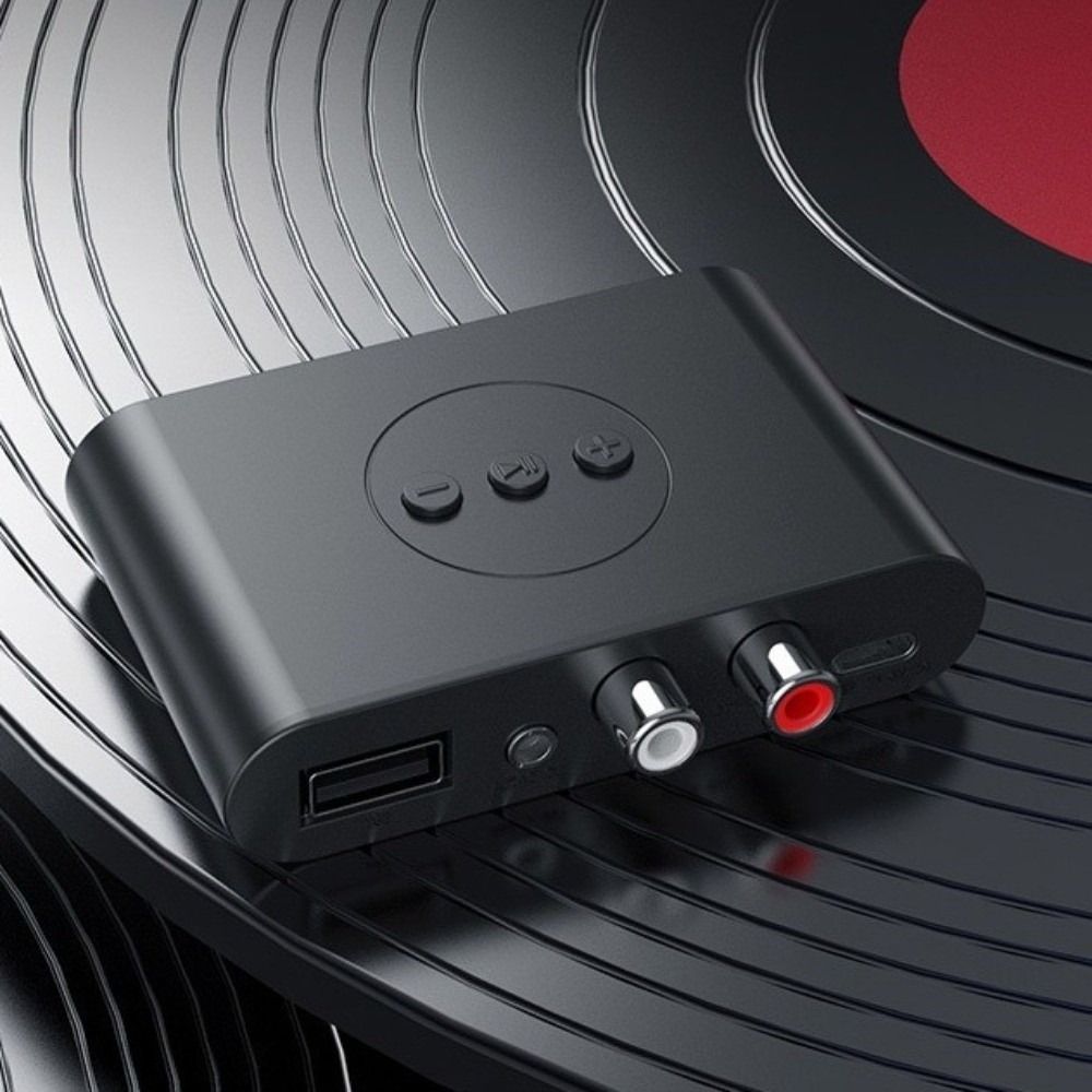 RCA Jack Bluetooth Audio Receiver Bluetooth 5.3 Stereo Music Adapter Portable Wireless Adapter