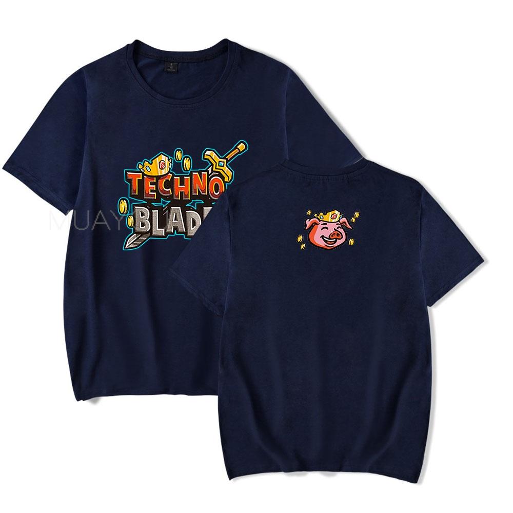 Technoblade Merch Tshirt Hot Sale Summer Tops Short Sleeve Unisex WoUnisex Tshirt Technoblade RIP RIP GOOD GAME Merch Anime Clothes