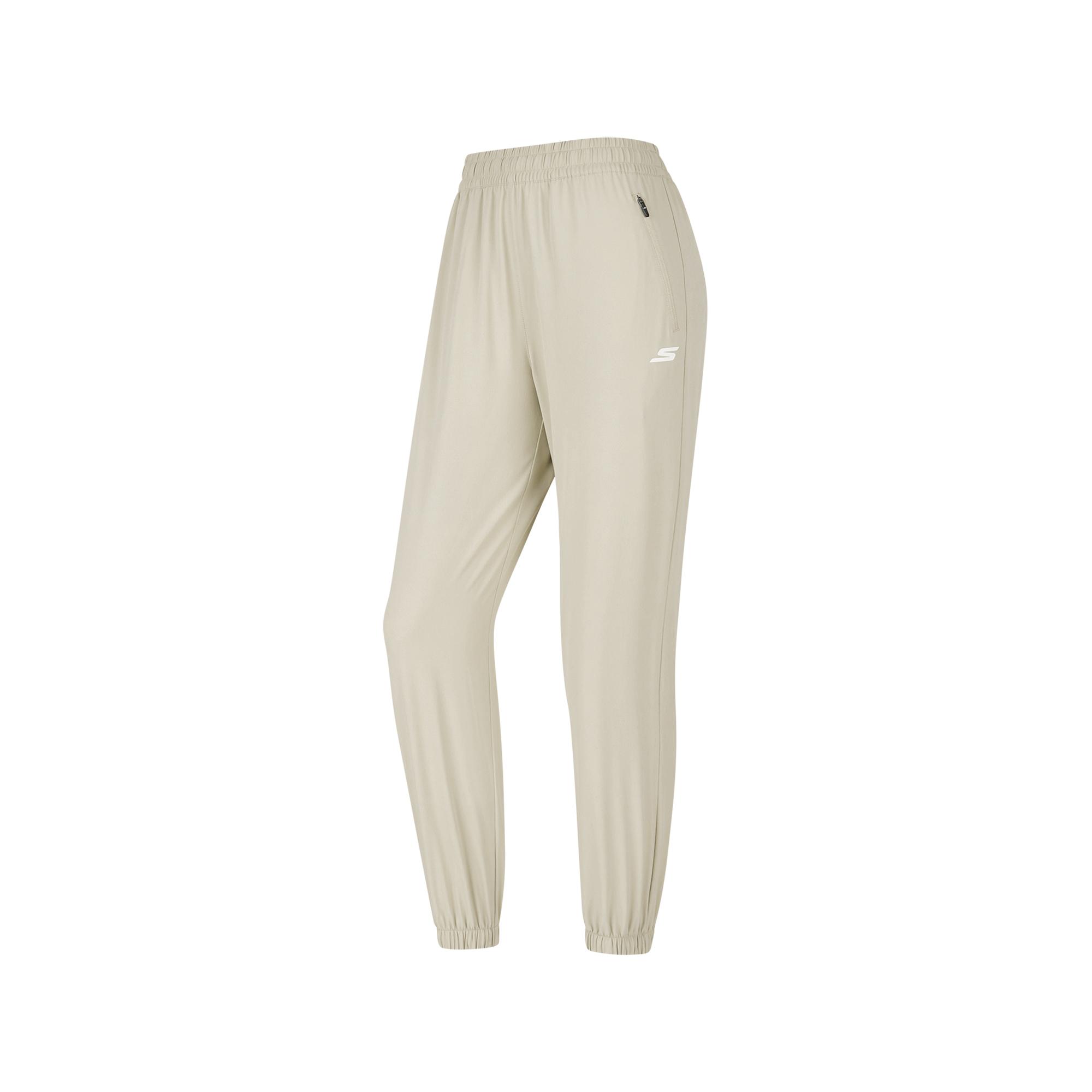 Skechers Quick-Drying Elastic Fitness Jogger Pants Women bottoms Meteor-Brown P224W114-044Z S