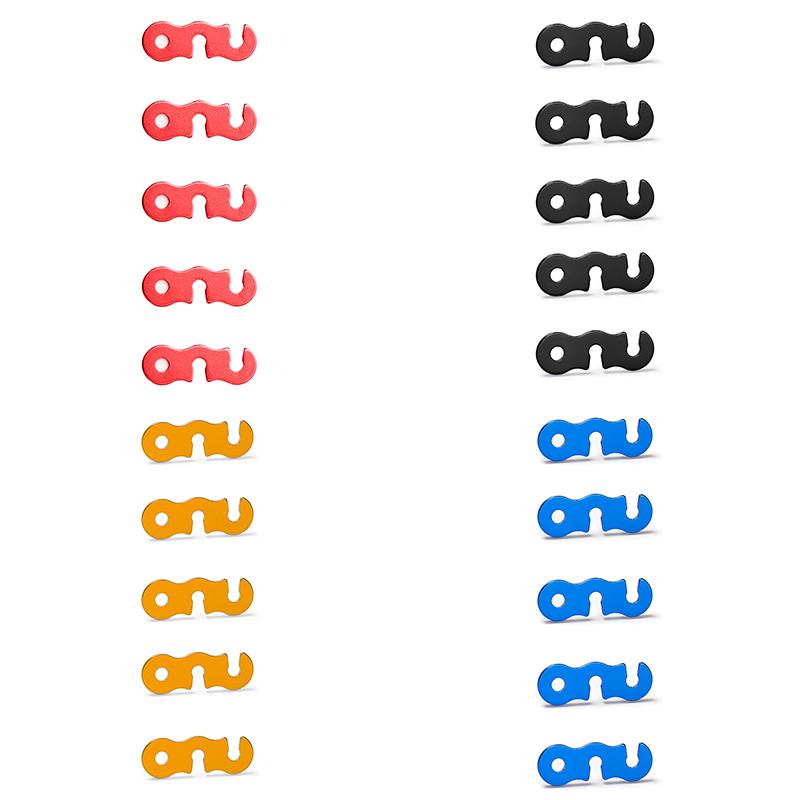 Aluminiumlegierung Zelt Windseil S-Typ Spanner Befestigungselement Einstellbar Camping Zelt Kordel Seil Schnalle Zeltzubehör Für Outdoor