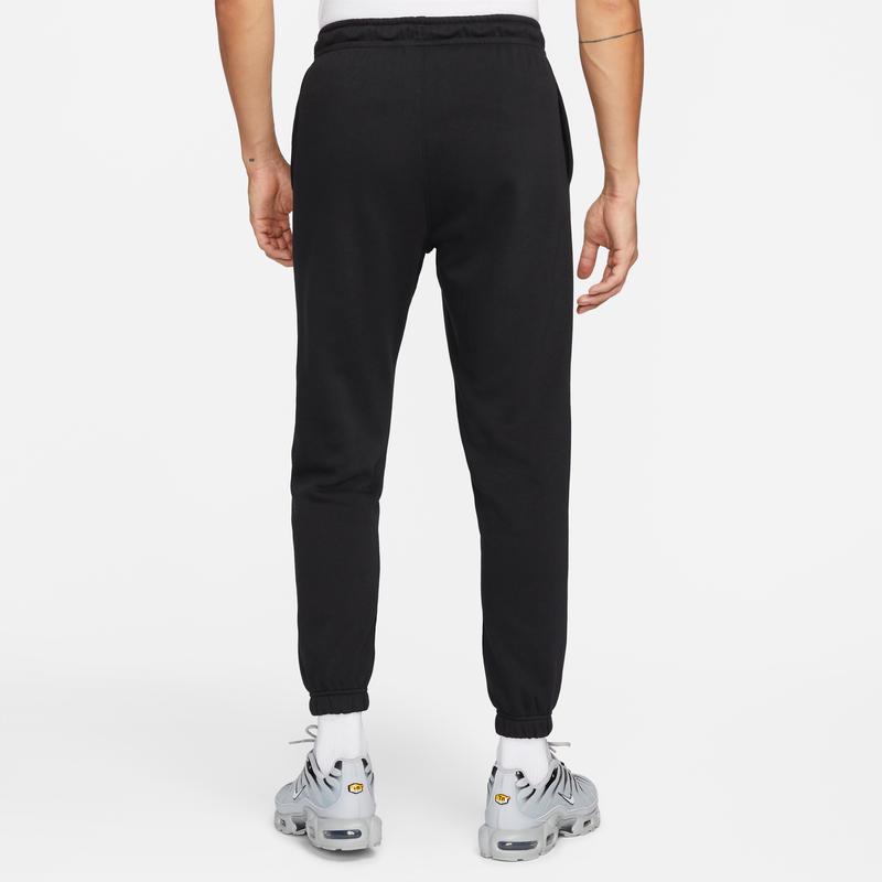 Nike Pantalón de chándal de punto con forro polar y cintura elástica con cordón para hombre, parte inferior, negro DM1243-010
