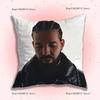 Drake O-OvO OWL Pillow Covers Cartoon Sofa Decorative Home Double-sided Printing Short Plush Cute Cushion Cover