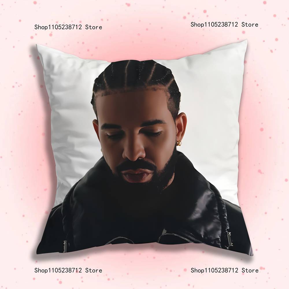 Drake O-OvO OWL Pillow Covers Cartoon Sofa Decorative Home Double-sided Printing Short Plush Cute Cushion Cover