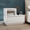 Day and Night - Day and Night Solid White Pine Wood Bedside Table 60x34x51 Cm