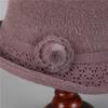 Hat Female God Mother Knitted Bucket Hat Velvet Warm Basin Hat Grandma Wool Hat Cold Proof