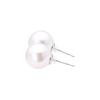 LOKUMI Earrings, Made In Japan, Platinum Pt900 Post, 8 Sizes To Choose From, Pt900, Shell Pearl, Pearl Earrings, Platinum Post, Metal Allergy
