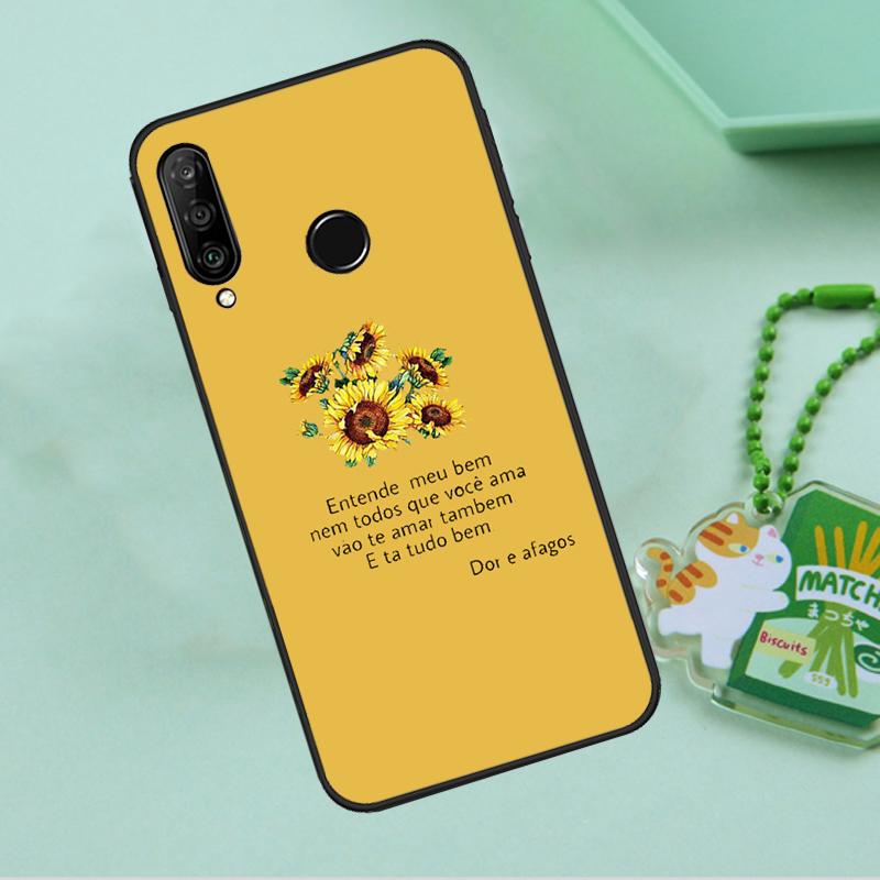 Daisy Sunflower Floral Flower For Huawei Nova 8i 11i 12i 12s 9 10 SE Y90 Y60 Y70 Y72 Y61 Y91 P20 P30 P40 Lite P60 Pro Case