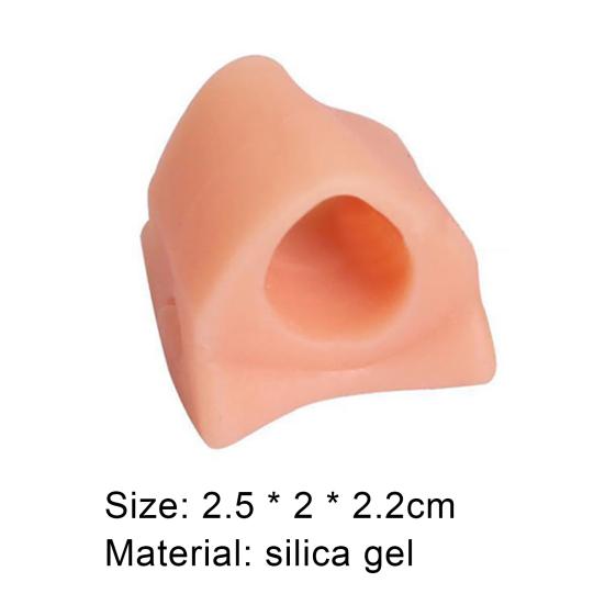 1 Paar Silikon Zehenspreizer Begradiger Ballenzehen Abstandshalter Korrektor Hallux Valgus Linderung