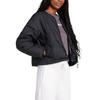 Adidas Fashionable Simple Warm Loose Cotton Jacket Women Outerwear Black JJ1194