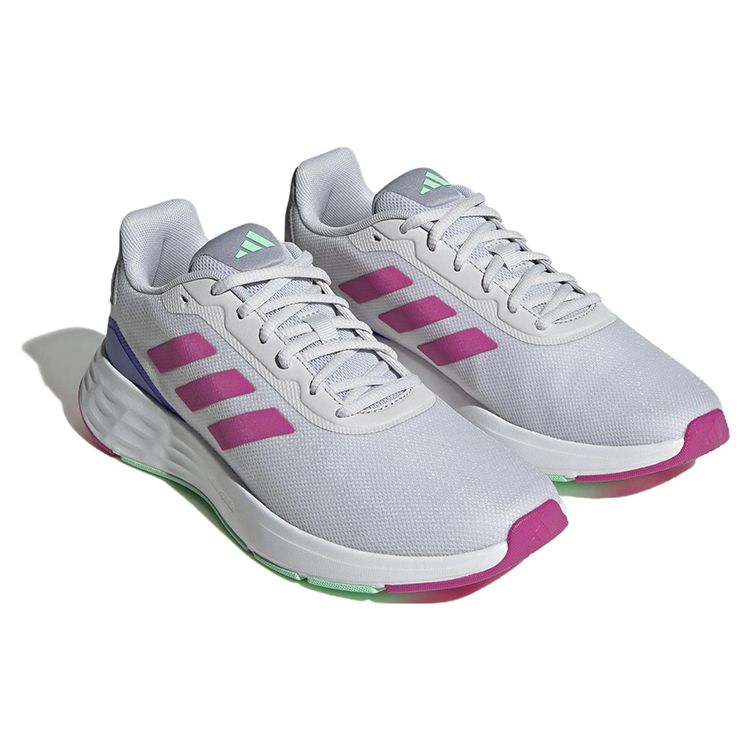 Adidas Lucid Fuchsia Shock Absorbing Non-Slip Durable Low-Top Running Shoes Women sneaker Gray HP5671
