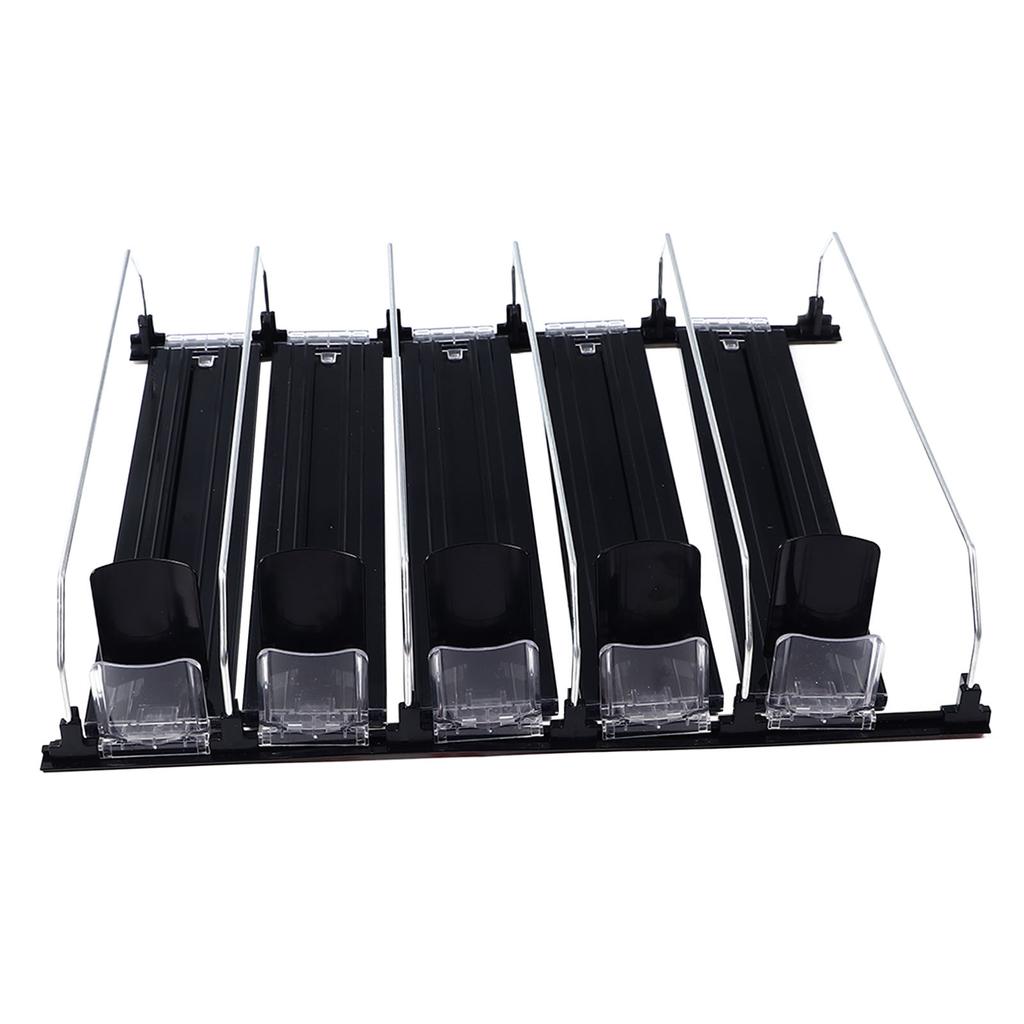 Drink   for Fridge Spring Loaded   Push Rod Slide Rail Soda Can Dispenser for Beer Beverages 38cm