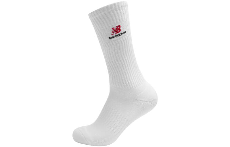Носки New Balance Lifestyle Повседневные Высокие до колена Женские 1 пара Белые LAS1104W-WT M