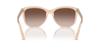 Emporio Armani Women's Shiny Opalin Beige Sunglasses EA4060F, Size 56