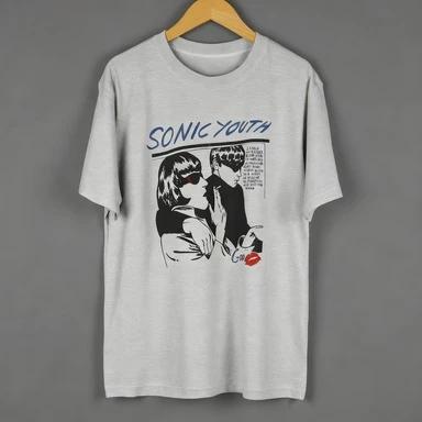 Tričko Sonic Youth Goo Experimentální Grunge Pixies Kapela Bílé Pánské Dámské Oblečení Krátký Rukáv Letní Dárek Potisk