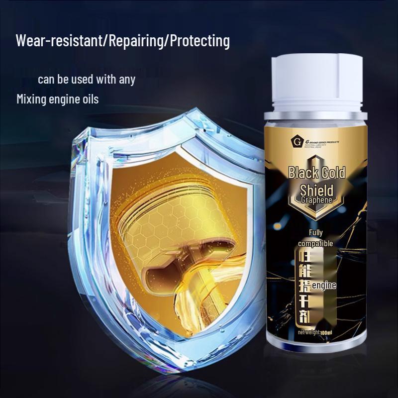 G-Brand Black Gold Engine Enhancer: Anti-Wear, Noise Reduction & Performance Boost for Gasoline and Diesel Vehicles.