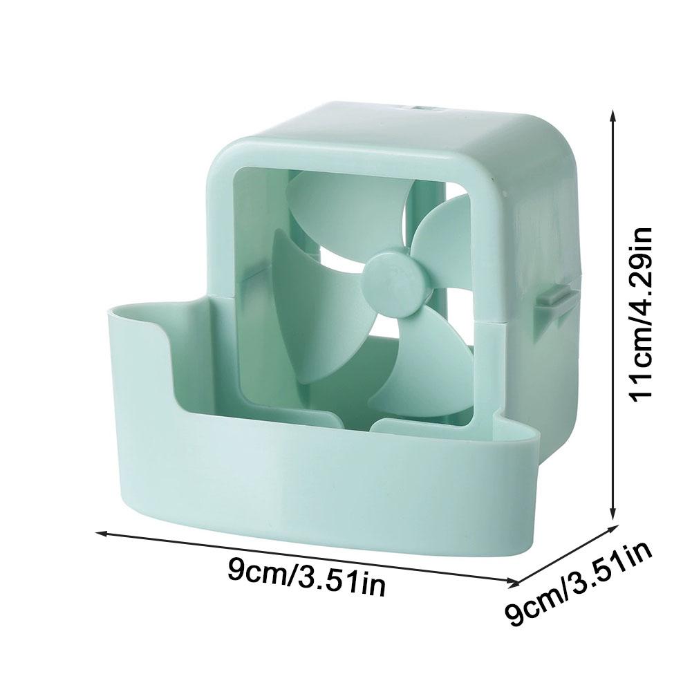 Electric Fan Cooling Storage Box Hanging Cooler with 4 Cup Holder Household Cooling Tool Portable Refrigeration Fan Cooler