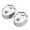 Clothes Tube Support Tube Round End Wall Mount Wardrobe Rail Hanger