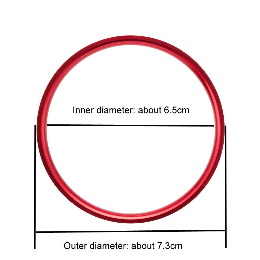 Car Accessories Car AC Air Outlet Conditioning Cover Ring Vent Decoration Trim for Mazda MX5 Mazda 2 CX3 MX-5 RF