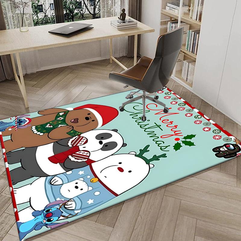 Nightly Friends bears Adventure Carpet, Chair Rug,Rug for Office Bedroom living rooms, Doormat decor Fan Gift Christmas Gift