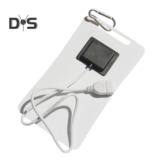 Portable Solar Panel 2W/5V High Conversion Efficiency Waterproof Camping Backpacking Phone Charger Solar Panel